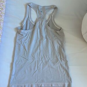 White Lululemon tank size 6